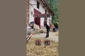 农耕文化的见证——连枷，作为中国古代农业的智慧结晶和宝贵遗产，具有重要的历史价值和文化价值。在镇安乡村，仍然可以看到连枷，它们见证了古代农业的辉煌成就。现在农业科技飞速发展，很多传统农具被慢慢淘汰了，请问你们那里，还看得到连枷这样的传统农具吗？#农耕文化 #研学 #连枷 #农村生活 @DOU+小助手 @西部网民生热线