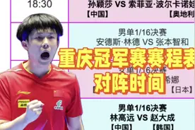 WTT重庆冠军赛赛程与对阵时间一览！附国乒赛程表！CCTV5不直播视频封面