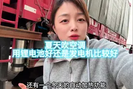 驻车空调用发电机好，还是锂电池好？#货运行业 #开卡车的女人