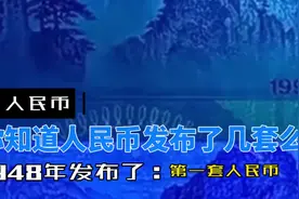 一共五套人民币，你知道都是哪一年推出使用的吗#钱币百科 #钞票视频封面