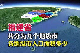福建省有9个地级市，您知道人口和面积是多少呢