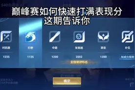 巅峰赛打表现分最好的方法#抖音农学院#王者荣耀萤火节#王者荣耀