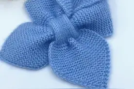 小桃心围巾教程二#零基础教学 #棒针编织 #围巾教程