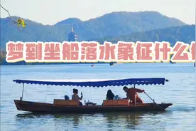 梦到坐船落水象征什么征兆#小船图片