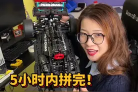 我终于也有奔驰F1赛车了～哈哈哈#乐高 #vlog日常 #万物皆可乐高视频封面