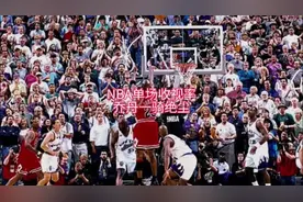 NBA总决赛全美收视率排行前十，乔丹独占六场一骑绝尘#NBA视频封面