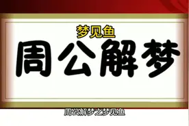 周公解梦之梦见鱼 梦见鱼意味着好运和喜事视频封面