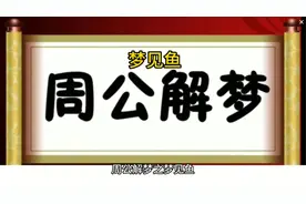 周公解梦之梦见鱼 梦见鱼意味着好运和喜事视频封面