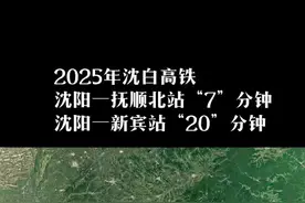 2025年沈白高铁，沈阳到抚顺只用7分钟！#抚顺 #民生关注 #卫星地图 #城市规划视频封面