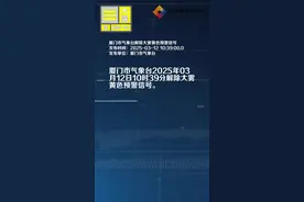 厦门市气象台解除大雾黄色预警信号视频封面