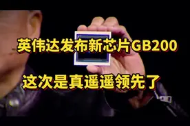 英伟达发布新芯片GB200，这次是真遥遥领先了！#英伟达 #黄仁勋视频封面