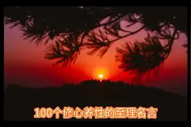 100个修心养性的至理名言视频封面