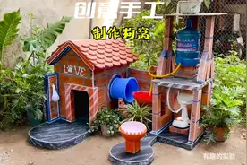 小伙居然为自己的狗狗打造出了一座非常凉爽的狗窝。真是太厉害了视频封面