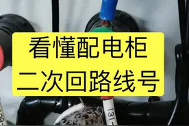 看懂配电柜二次回路线号#电工知识 #电工 #二次接线视频封面