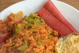 老味番茄炒饭 学校门口的味道#天津特色炒饭#家常菜教程#炒米饭#家常菜教程#天津特色美食