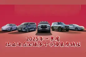 2025年一季度，比亚迪多国市场称雄 这么多销冠头衔视频封面