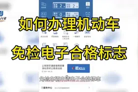 如何在交管12123上办理免检！