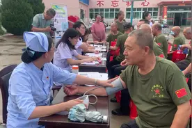 晋城大医院为大阳镇退役军人义诊#视频封面