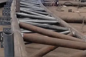 圆弧梁制作这样拉弯最省力 #每天分享彩钢钢圆弧棚结构技术交流 #钢结构安装制作 #圆弧棚制作安装放样