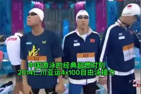中国游泳经典时刻回顾2014仁川亚运4x100米自由泳接力，孙杨视频封面
