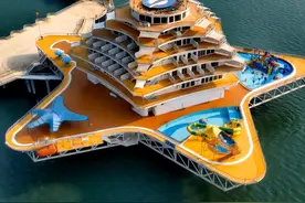 烟台莱山区海上“耕田一号”五一节正式运营#耕田一号#带你去看海 #去看可以治愈一切的海 #旅行推荐官 #航拍 #烟台视频封面