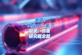 重磅！“央企AI”来啦~股民：熬夜研究概念股！#ai #概念股 #股票视频封面