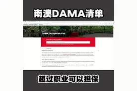 今天给大介绍一下南澳的DAMA清单，我们有很多职业可以担保视频封面
