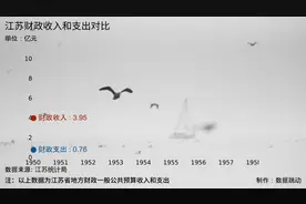 江苏财政收入和支出趋势对比，一起见证江苏的经济发展#江苏视频封面