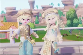 大黑蛋的拍照技术真不戳 #心动小镇 #心动小镇黄油小熊联动