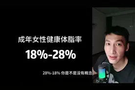 成年女性健康体脂率是多少你的健康吗 #体脂率 #减脂塑型