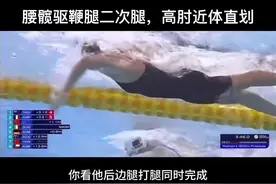 表象记忆训练，腰髋驱动的自由泳二次腿鞭腿，这个腰也发力了视频封面