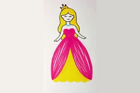 画可爱公主#一学就会的简笔画 #育儿简笔画 #一学就会系列 #公主简笔画 #简笔画