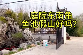 庭院东南方做鱼池假山好吗？坐北朝南的院子。欢迎大家指点，视频封面