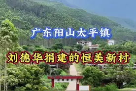 广东阳山县太平镇恒美新村，是1997年刘德华先生捐一千万所建 建成后华仔还来参观和献唱，还吐槽了这些房子砌砖用的水泥少黄泥多。#抖音看世界 #恒美新村