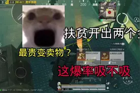 一个箱子出两个金色变卖物？ #和平精英空投节#和平精英地铁逃生