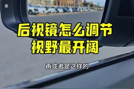 后视镜角度怎么调节才正确？老司机一招教你，让你视野变得更开阔 #驾驶技巧 #汽车知识 #每天一个用车知识