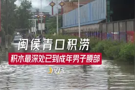 #现场  丨 受台风“杜苏芮”影响，国道G104闽侯青口段积涝视频封面