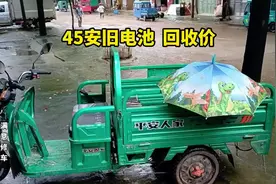 45安旧电瓶 多少钱一个 #抖音上热门🔥 #电池 #电动车视频封面