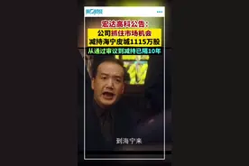宏达高科：公司抓住市场机会！减持海宁皮城1115万股！公司从通过审议到减持已相隔10年视频封面