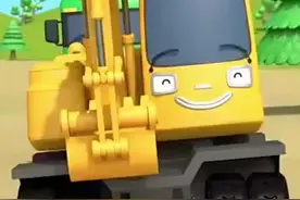 #大型挖掘机挖土视频 #工程车动画片大全