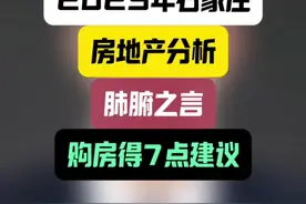 2025年石家庄房地产分析，肺腑之言，购房得7点建议 #石家庄房产 #买房必看 #避坑指南 #一个敢说真话的房产人 #深度思考视频封面