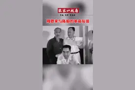 周恩来与陈毅的革命友谊#历史#伟人#友谊视频封面