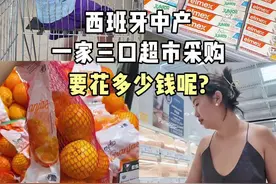西班牙中产超市采购一周食材，要花多少钱？ #海外生活vlog #留学日记视频封面