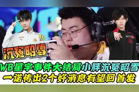 狼队小胖沉冤昭雪！WB星宇事件新瓜出炉，AG一诺也传出2个好消息视频封面
