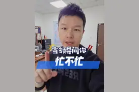 职场送命题：当领导问你忙不忙？视频封面