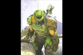 毁灭战士vs概念神薛吉#二次元 #毁灭战士 #科幻 #概念神