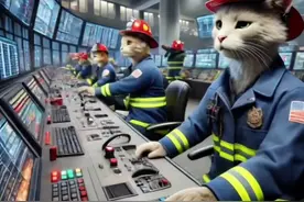 萌喵消防员：勇闯商场火海展奇功 #消防救援 #猫猫也要工作了 #儿童动画 #ai绘画生成 #治愈系猫咪视频封面