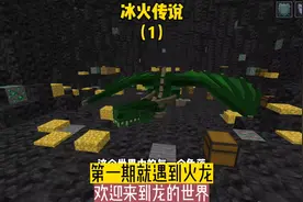 冰火传说（1）:第一期就遇到火龙，欢迎来到龙的世界#我的世界