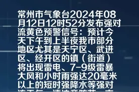 常州市气象台发布强对流黄色预警[Ⅲ级/较大
]视频封面