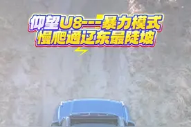 仰望U8-用暴力模式爬最陡坡，猜猜角度，点赞过500公布答案 #创作灵感 #仰望U8 #硬派越野 #爬坡 #攀爬车视频封面